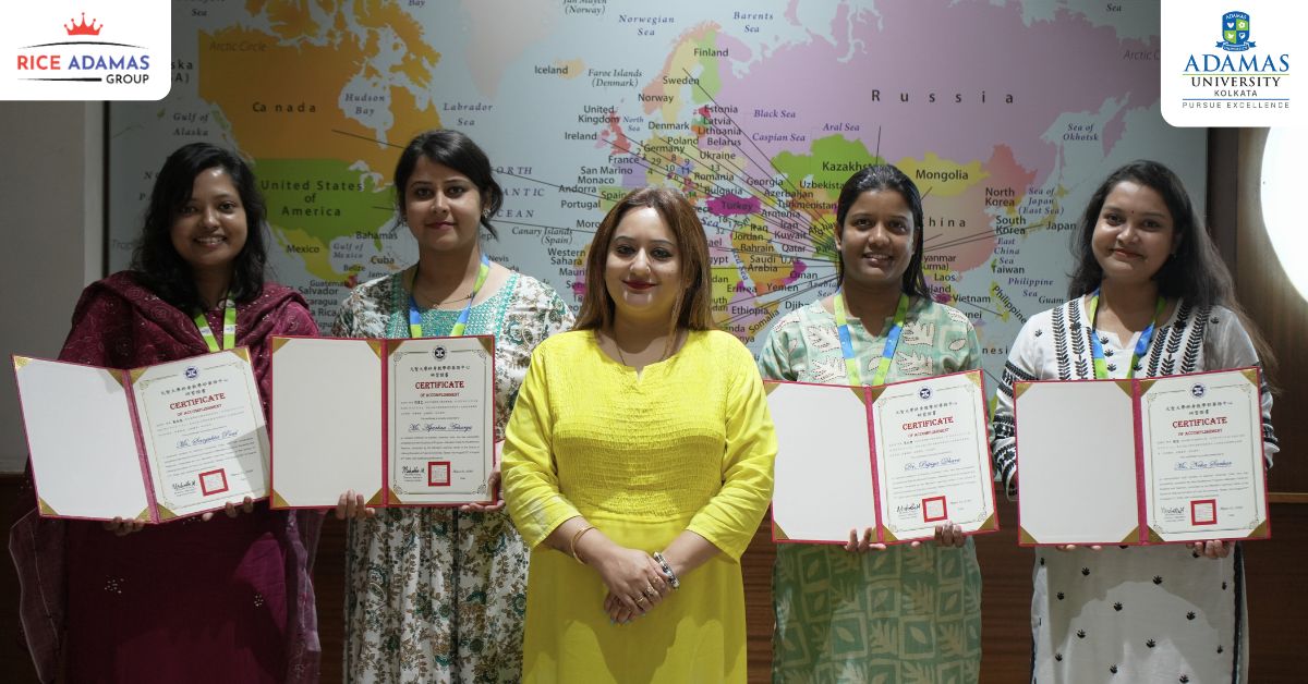 Certificate Distribution Ceremony for Outbound Students, Faculty and Staff members for Mandarin Language Learning and Cultural Immersion Program at Yuan Ze University, Taiwan